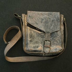 Bed Stu Venice Beach Leather Crossbody bag- vintage brown